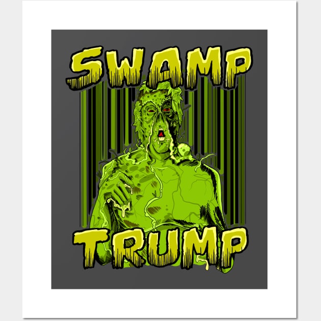 Swamp Trump Wall Art by paintchips